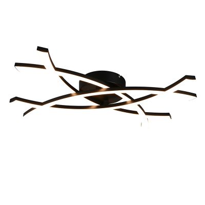 Schwarze Deckenlampe Design, Carien, 22W, 3000K LED