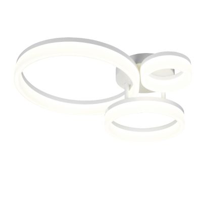 Weiße Deckenleuchte Design, Ufuk, 32W, 4000K LED