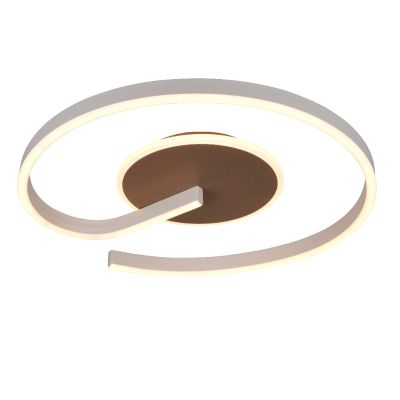 Braune Deckenleuchte Design, Ymer, 21W, White Switch LED, 3-stufig dimmbar