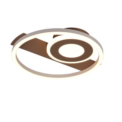 Braune Deckenlampe Design, Jantuano, 22W, 3000K LED