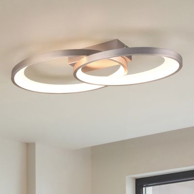 Nickel Deckenlampe Modern, Ersan, 25W, 3000K LED