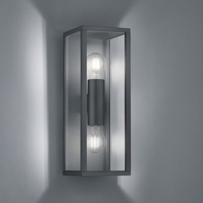 Anthrazit Außenleuchte Industrial, Sanna, IP44