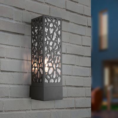 Anthrazit Außenleuchte Modern, Tobias, IP44