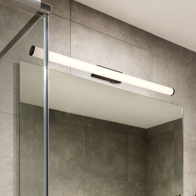 Schwarze Wandleuchte Badezimmer Modern, Staby, 8,6W, 3000K LED, IP44