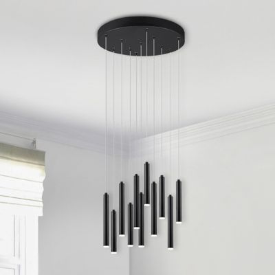 Schwarze Pendelleuchte Modern, Jessamy, 2,5W, 3000K LED