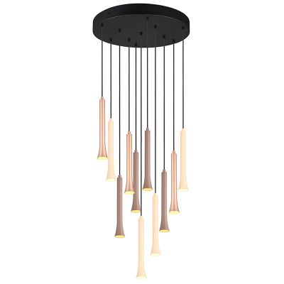 Schwarze Pendelleuchte Esszimmer Modern, Albartus, 3W, White Switch LED, 3-stufig dimmbar