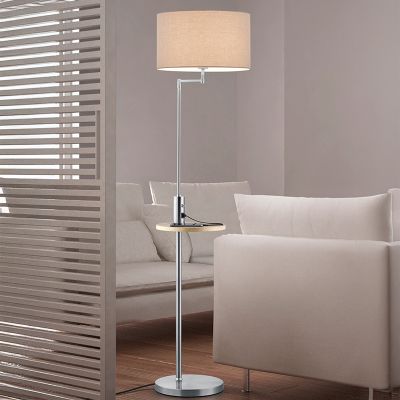 Graue Stehlampe Modern, Logiso