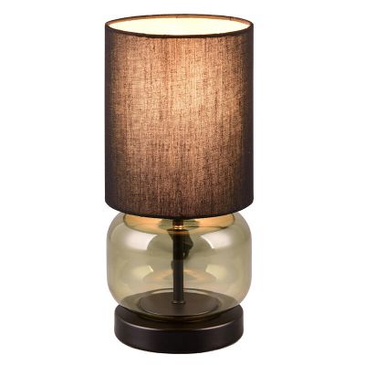 Schwarze Tischleuchte Retro, Vita, mit Schalter