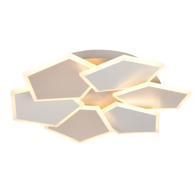 Weiße Deckenlampe Modern, Vishaal, 3-stufig dimmbar