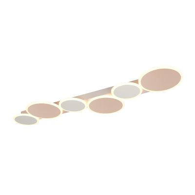 Weiße Deckenlampe Modern, Vasiliki, 3-stufig dimmbar