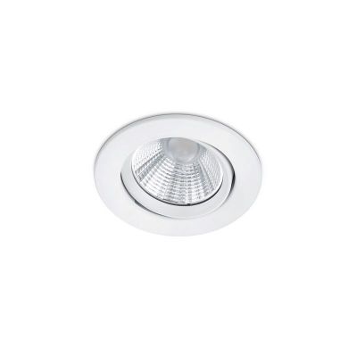 Weiße Badezimmer Einbaustrahler Modern, Imani, 5W, 3000K LED, IP23
