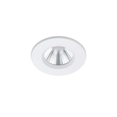 Weiße Badezimmer Einbaustrahler Modern, Iman, 5W, 3000K LED, IP65
