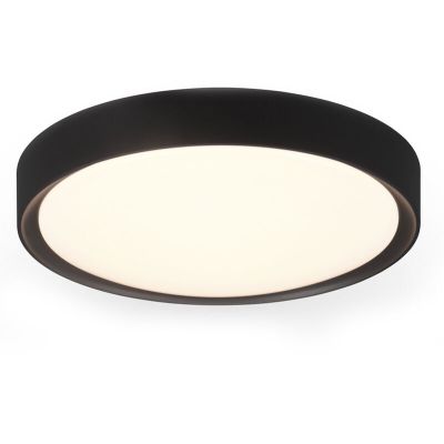 Weiße Badezimmer Deckenleuchte Kunststoff, Evelina, 18W, 3000K LED, IP44