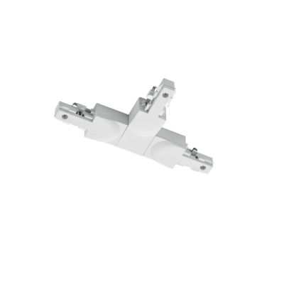 Weißes T-Stück mit Führung rechts