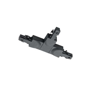 Schwarzes T-Stück mit Führung rechts