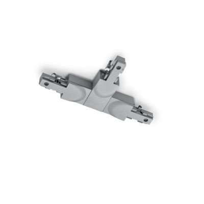 Graues T-Stück mit Führung links