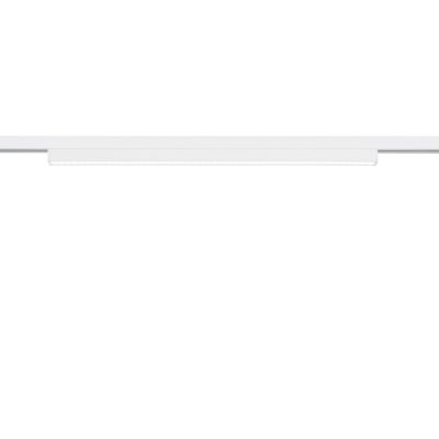 Weiße Klemmlampe Chloe für 2-Phasen-Schienenbeleuchtung