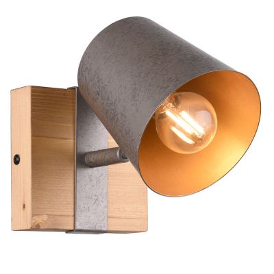 Nickel Deckenstrahler Vintage, Keira