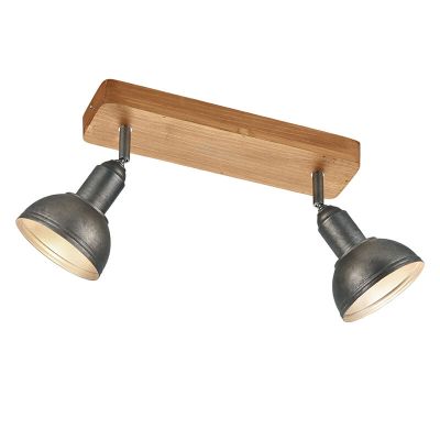 Nickel Deckenstrahler Vintage, Amarey