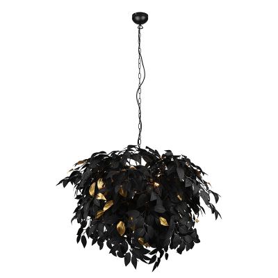 Schwarze Pendelleuchte Retro, Urwa