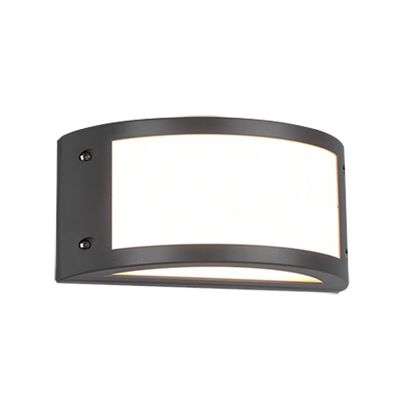 Anthrazit Außenleuchte Modern, Ivo, 12W, 3000K LED, IP54