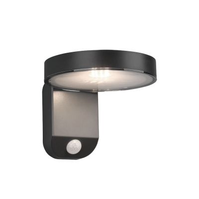 Anthrazit Außen Wandleuchte mit Bewegungsmelder Modern, Sunny, 4,5W, 3000K LED, IP44