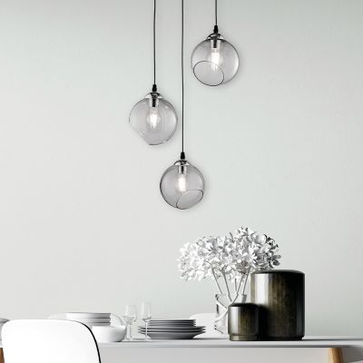 Chrom Pendelleuchte Modern, Azibo