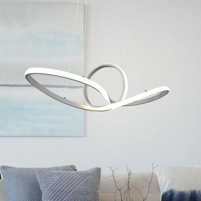 Weiße Pendelleuchte Modern, Jonny, 28W, 4000K LED