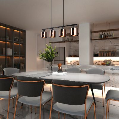 Bronze Pendelleuchte Design, Loeka