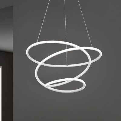 Weiße Pendelleuchte Esszimmer Design, Marell, 36W, 4000K LED, 3-stufig dimmbar