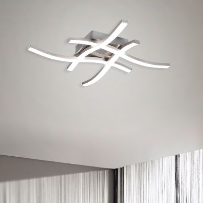 Nickel Deckenleuchte Modern, Go, 5W, 4000K LED