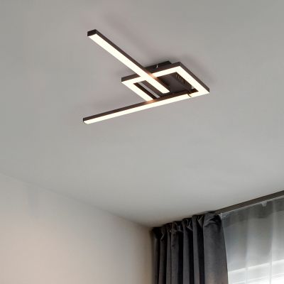 Schwarze Deckenleuchte Design, Mahad, 17W, 3000K LED