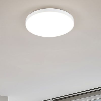 Weiße Deckenlampe Kunststoff, Sharde, 18W, 4000K LED, IP44