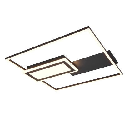 Schwarze Deckenlampe Design, Shun, 32W, warm- bis kaltweiß einstellbare LED