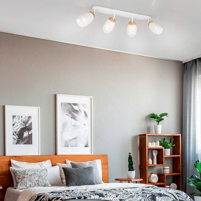 Weiße Deckenstrahler Modern, Delana