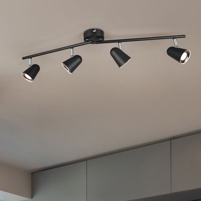 Schwarze Deckenstrahler Modern, Taj, 3W, 3000K LED