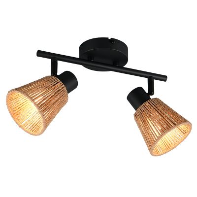 Papier Deckenstrahler Braun, Sjirk