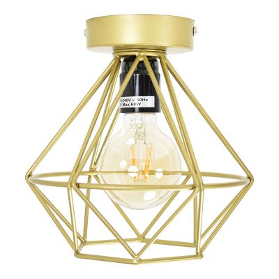 Industrielle Deckenleuchte Gold, Merlon