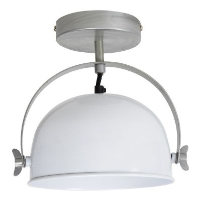 Industrielle Deckenlampe Weiß, Felino