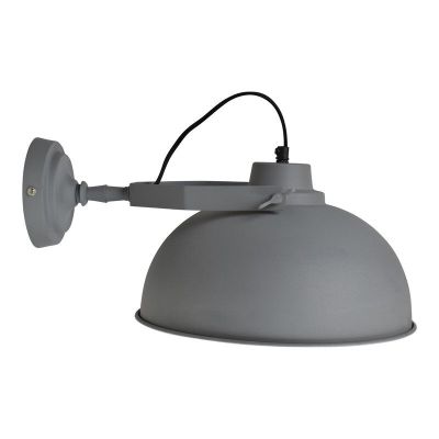 Industrielle Wandleuchte Grau, Fellen