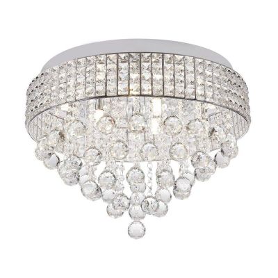 Design Deckenlampe Chrom, Mitzy