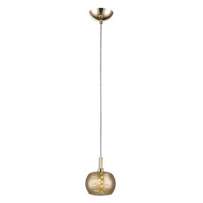 Design Pendelleuchte Gold, Krystel