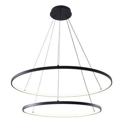 Design Pendelleuchte Schwarz, Kubra, 60W, warm- bis kaltweiß einstellbare LED