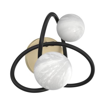 Moderne Wandleuchte Weiß, Moritz