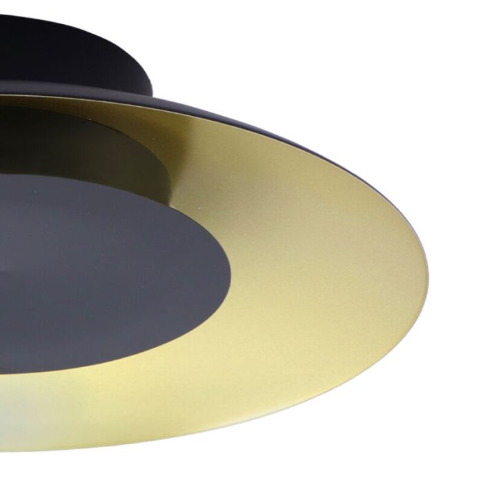 Moderne Deckenlampe Gold, Denyse, 15W, 3000K LED