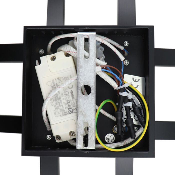 Moderne Deckenleuchte Schwarz, Julian, 16W, 2700K LED, 3-stufig dimmbar