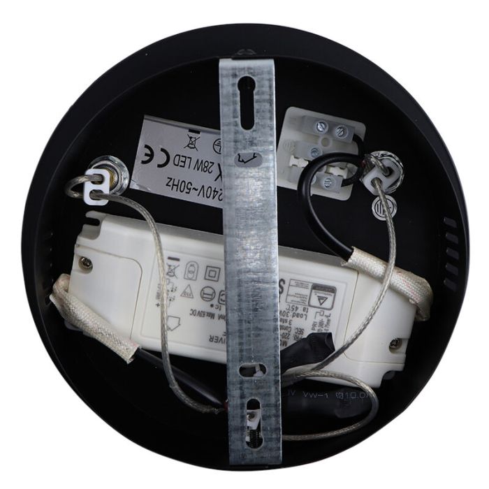 Design Pendelleuchte Schwarz, Thalia, 36W, 2700K LED, 3-stufig dimmbar