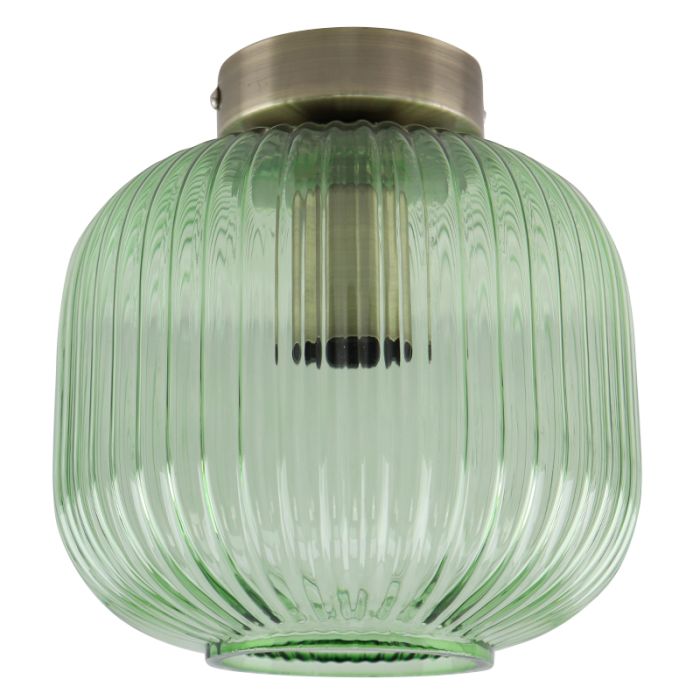 Glas Deckenleuchte Gold, Charlois