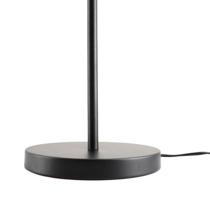 Design Stehlampe Skip, schwarz, Glas, Mit Schalter