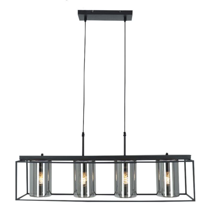 Moderne Pendelleuchte Schwarz, Jessa